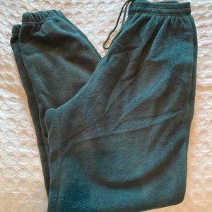 Green sweatpants